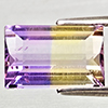Natural Bi Color Ametrine 3.09 Ct. Baguette Shape 11.3 x 7.3 Mm Gemstone
