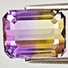 Natural Bi Color Ametrine 3.71 Ct. Octagon Shape 10.2 x 8 Mm Gemstone