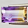 Natural Bi Color Ametrine 2.04 Ct. Baguette Shape 9.6 x 6  Mm Gemstone