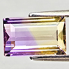 Natural Bi Color Ametrine 1.85 Ct. Baguette Shape 9.8 x 6.1 Mm Gemstone