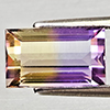 Natural Bi Color Ametrine 2.56 Ct. Baguette Shape 10.1 x 6.1 Mm Gemstone