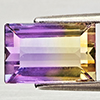 Natural Bi Color Ametrine 2.88 Ct. Baguette Shape 10.2 x 6.7 Mm Gemstone