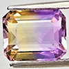 Natural Bi Color Ametrine 3.79 Ct. Octagon Shape 10.2 x 8.2 Mm Gemstone
