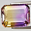 Natural Bi Color Ametrine 4.05 Ct. Octagon Shape 11.1 x 8.8 Mm Gemstone