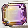 Natural Bi Color Ametrine 4.31 Ct. Octagon Shape 10 x 8.9 Mm Gemstone