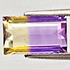 Natural Bi Color Ametrine 2.30 Ct. Baguette Shape 10.3 x 6.2 Mm Gemstone