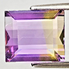 Natural Bi Color Ametrine 3.77 Ct. Baguette Shape 9.2 x 8.1 Mm Gemstone