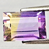 Natural Bi Color Ametrine 2.37 Ct. Baguette Shape 9 x 6.2 Mm Gemstone