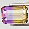 Natural Bi Color Ametrine 2.83 Ct. Octagon Shape 10.1 x 7 Mm Gemstone