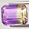 Natural Bi Color Ametrine 3.09 Ct. Octagon Shape 9.2 x 7.2 Mm Gemstone