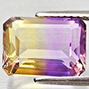 Natural Bi Color Ametrine 3.93 Ct. Octagon Shape 11.2 x 8.3 Mm Gemstone