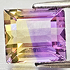 Natural Bi Color Ametrine 2.58 Ct. Octagon Shape 8.1 x 7.1 Mm Gemstone
