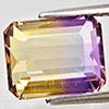 Natural Bi Color Ametrine 3.72 Ct. Octagon Shape 10.2 x 8.3 Mm Gemstone