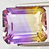 Natural Bi Color Ametrine 3.84 Ct. Octagon Shape 10.7 x 8.8 Mm Gemstone
