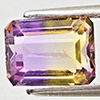 Natural Bi Color Ametrine 2.30 Ct. Octagon Shape 8.7 x 6.8 Mm Gemstone
