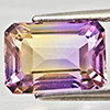 Natural Bi Color Ametrine 3.73 Ct. Octagon Shape 10.8 x 7.7 Mm Gemstone
