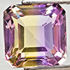 Natural Bi Color Ametrine 2.55 Ct. Octagon Shape 8 x 7.9 Mm Gemstone