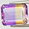 Natural Bi Color Ametrine 3.11 Ct. Octagon Shape 10 x 8.1 Mm Gemstone