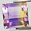 Natural Bi Color Ametrine 3.92 Ct. Octagon Shape 8.4 x 8.4 Mm Gemstone