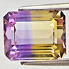 Natural Bi Color Ametrine 3.62 Ct. Octagon Shape 9.8 x 7.8 Mm Gemstone