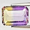 Natural Bi Color Ametrine 1.41 Ct. Octagon Shape 8.1 x 6 Mm Gemstone