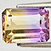 Natural Bi Color Ametrine 2.57 Ct. Octagon Shape 9.1 x 6.9 Mm Gemstone