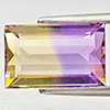 Natural Bi Color Ametrine 3.42 Ct. Octagon Shape 11 x 7.1 Mm Gemstone