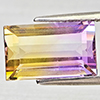 Natural Bi Color Ametrine 3.84 Ct. Octagon Shape 11.9 x 7.2 Mm Gemstone