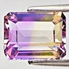 Natural Bi Color Ametrine 2.16 Ct. Octagon Shape 8.5 x 6.7 Mm Gemstone