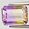 Natural Bi Color Ametrine 1.85 Ct. Octagon Shape 8.1 x 6.2 Mm Gemstone