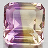 Natural Bi Color Ametrine 1.97 Ct. Octagon Shape 7.1 x 6.9 Mm Gemstone