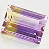 Natural Bi Color Ametrine 2.78 Ct. Baguette Shape 10.2 x 6.8 Mm Gemstone