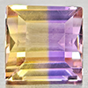 Natural Bi Color Ametrine 2.06 Ct. Square Shape 7.3 x 7.3 Mm Gemstone