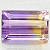 Natural Bi Color Ametrine 2.73 Ct. Baguette Shape 9.8 x 6.3 Mm Gemstone