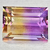 Natural Bi Color Ametrine 2.86 Ct. Baguette Shape 10 x 7 Mm Gemstone