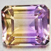 Natural Bi Color Ametrine 2.81 Ct. Octagon Shape 9.1 x 7.8 Mm Gemstone From Bolivia