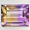 Natural Bi Color Ametrine 4.33 Ct. Baguette Shape 10.8 x 8.2 Mm Gemstone