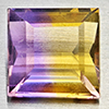 Natural Bi Color Ametrine 2.34 Ct. Square Shape 7.9 x 7.9 Mm Gemstone