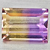 Natural Bi Color Ametrine 1.96 Ct. Baguette Shape 8.9 x 6.1 Mm Gemstone