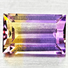 Natural Bi Color Ametrine 3.42 Ct. Baguette Shape 11.4 x 7.3 Mm Gemstone