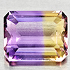 Natural Bi Color Ametrine 2.46 Ct. Octagon Shape 9.2 x 7.2 Mm Gemstone From Bolivia
