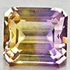 Natural Bi Color Ametrine 2.08 Ct. Octagon Shape 8 x 6.9 Mm Gemstone From Bolivia