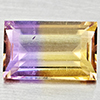 Natural Bi Color Ametrine 2.34 Ct. Baguette Shape 10.6 x 6.7 Mm Gemstone