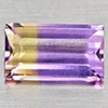 Natural Bi Color Ametrine 1.96 Ct. Baguette Shape 10.2 x 5.7 Mm Gemstone