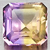 Natural Bi Color Ametrine 2.84 Ct. Octagon Shape 8.7 x 8.7 Mm Gemstone From Bolivia