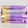 Natural Bi Color Ametrine 1.73 Ct. Baguette Shape 9 x 5.7 Mm Gemstone