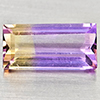 Natural Bi Color Ametrine 2.66 Ct. Baguette Shape 12.1 x 5.9 Mm Gemstone