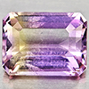 Natural Bi Color Ametrine 2.38 Ct. Octagon Shape 9.2 x 6.8 Mm Gemstone From Bolivia