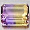 Natural Bi Color Ametrine 2.36 Ct. Octagon Shape 9.1 x 7.3 Mm Gemstone From Bolivia