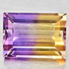 Natural Bi Color Ametrine 4.05 Ct. Baguette Shape 11.2 x 7.9 Mm Gemstone